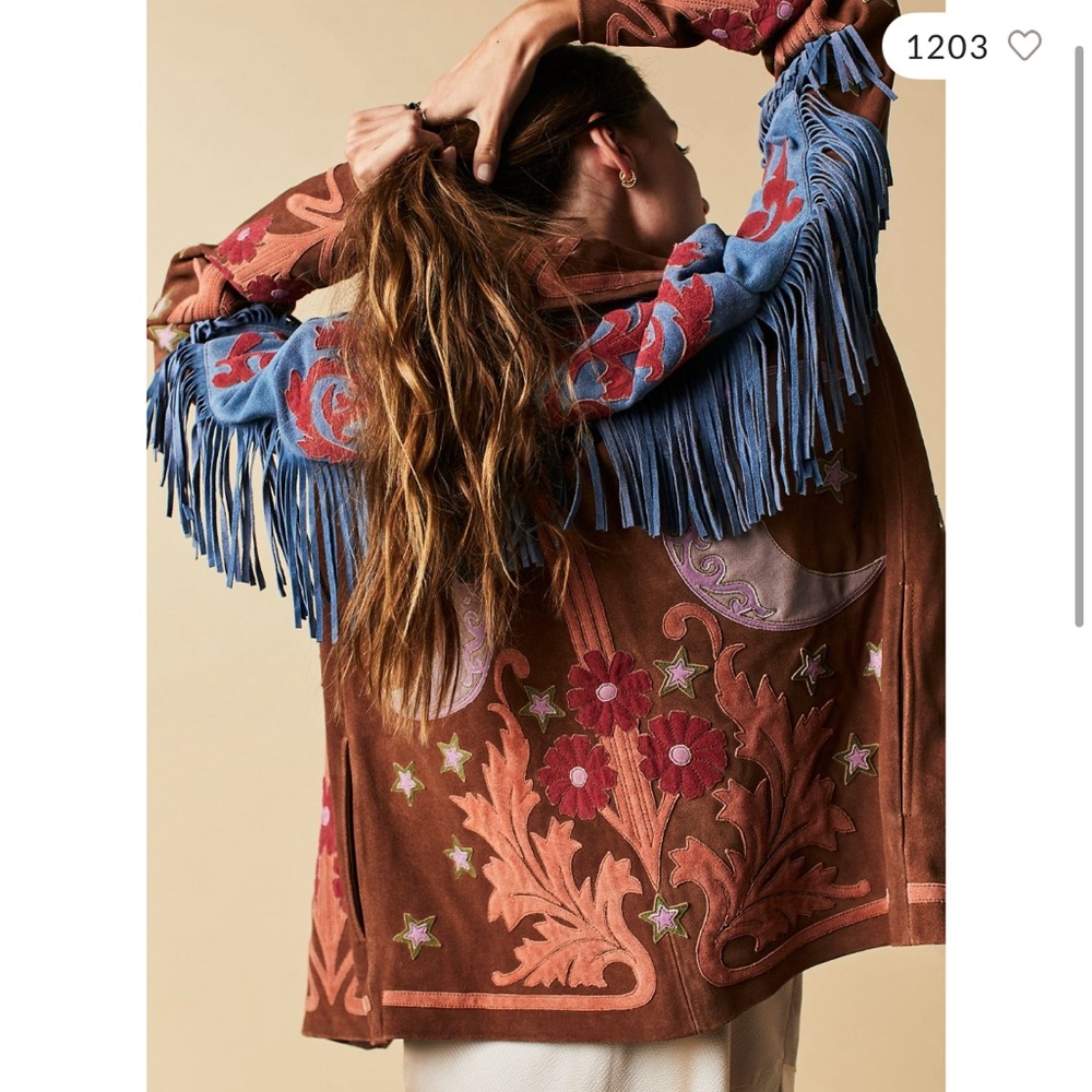 Free People Liza Leather Jacket